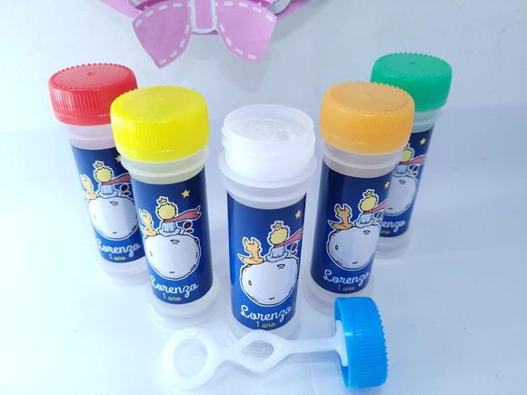 Bolha de Sabão Personalizada o Pequeno Príncipe Lembrancinha