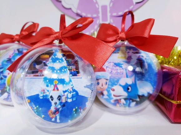 Bolinha de Natal Animal Crossing Enfeite Geek Game