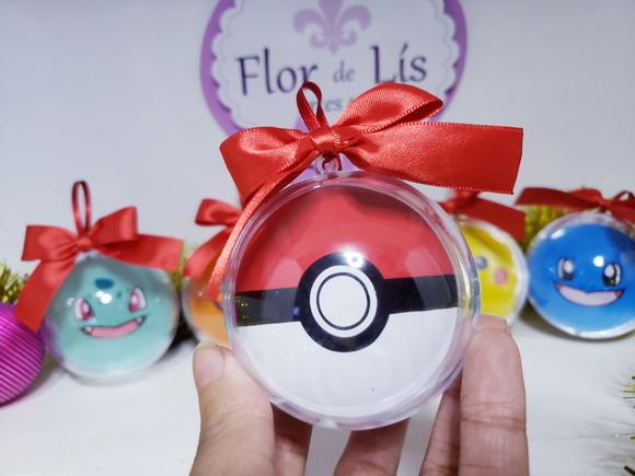 Bolinha de Natal Geek Pokemon Árvore Nerd