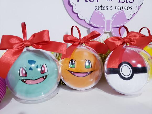 Bolinha de Natal Geek Pokemon Árvore Nerd