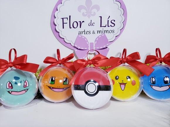 Bolinha de Natal Geek Pokemon Árvore Nerd