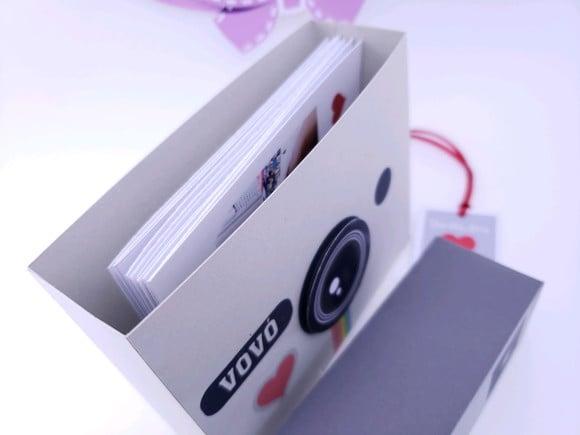 Caixa com Fotos Polaroid Retrô Dia dos Avós