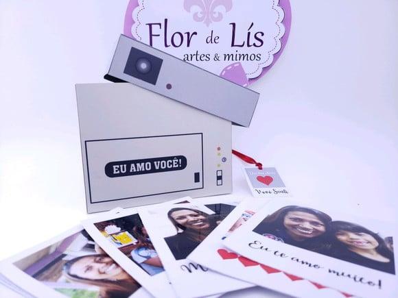 Caixa com Fotos Polaroid Retrô Dia dos Avós