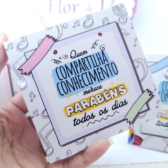 Caixa Dia do Professor Escola de Música para Talento
