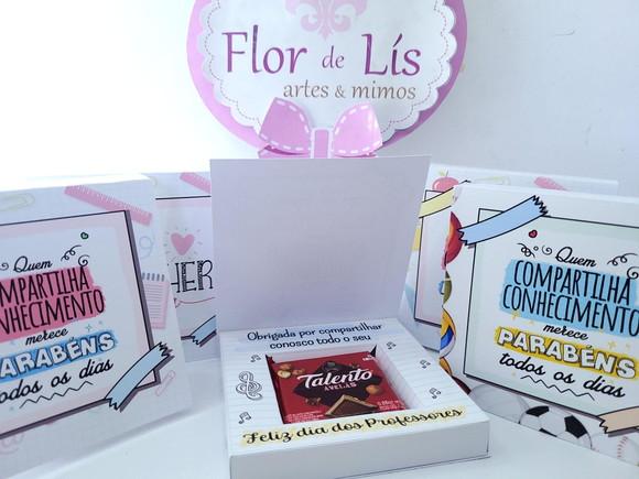 Caixa Dia dos Professores para Chocolate Talento