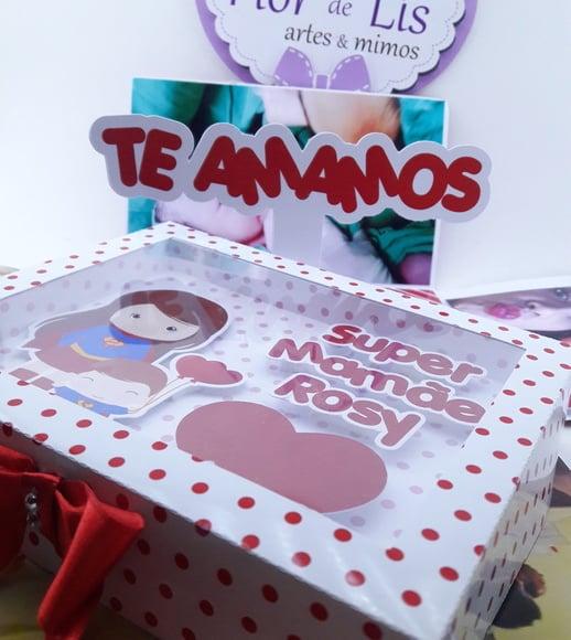 Caixa Explosão Visor Super Mamãe