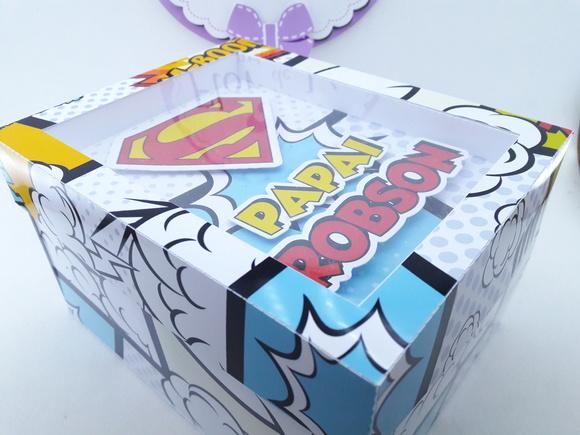 Caixa Explosão Visor Super Papai