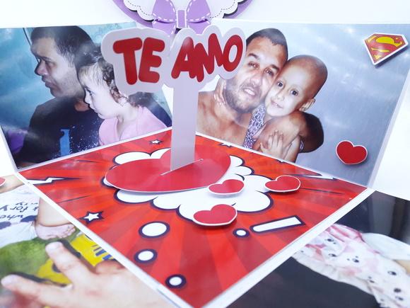 Caixa Explosão Visor Super Papai