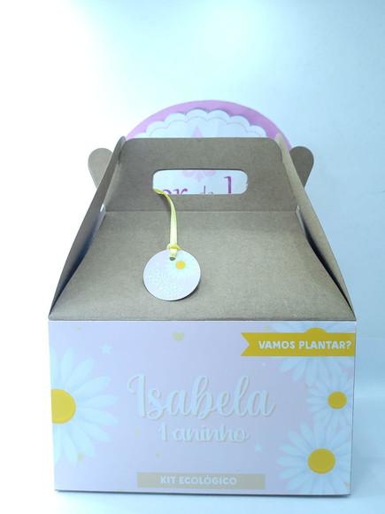 Caixa Lanche Jardim das Margaridas Maleta Grande