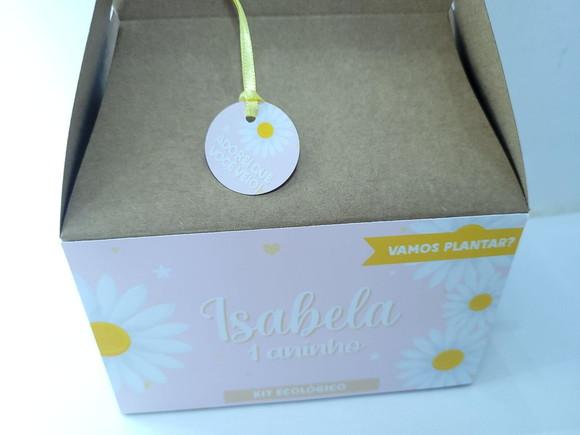 Caixa Lanche Jardim das Margaridas Maleta Grande