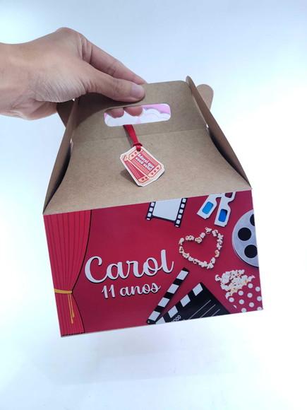 Caixa Lanche Sessão de Cinema Maleta Grande