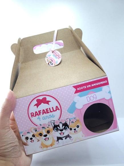 Caixa Maleta Lanche Casinha Cachorro Grande