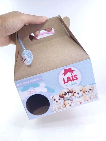 Caixa Maleta Adote Um Cachorrinho Lembrancinha Pet Infantil