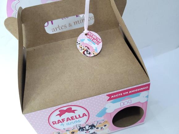 Caixa Maleta Lanche Casinha Cachorro Grande