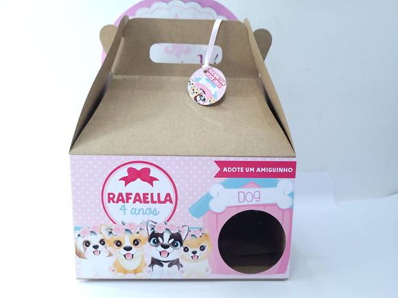 Caixa Maleta Lanche Casinha Cachorro Grande