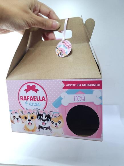 Caixa Maleta Lanche Casinha Cachorro Grande