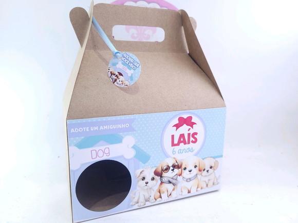 Caixa Maleta Adote Um Cachorrinho Lembrancinha Pet Infantil