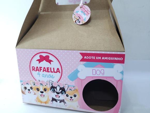 Caixa Maleta Lanche Casinha Cachorro Grande