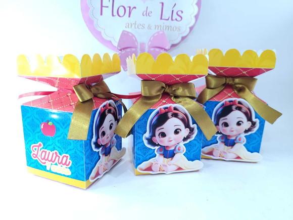Caixa Meia Bala Branca de Neve Contos de Fada Era Uma Vez