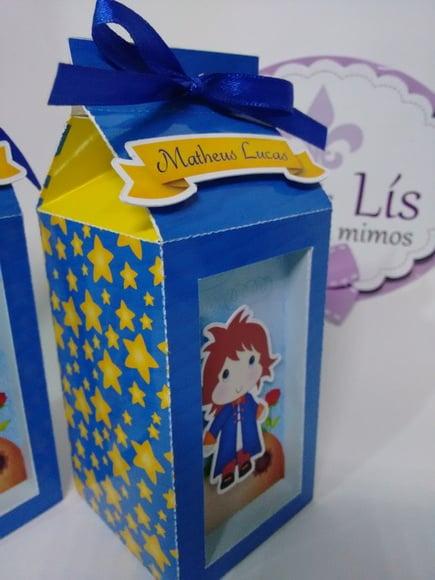 Caixa Milk com Visor Pequeno Principe