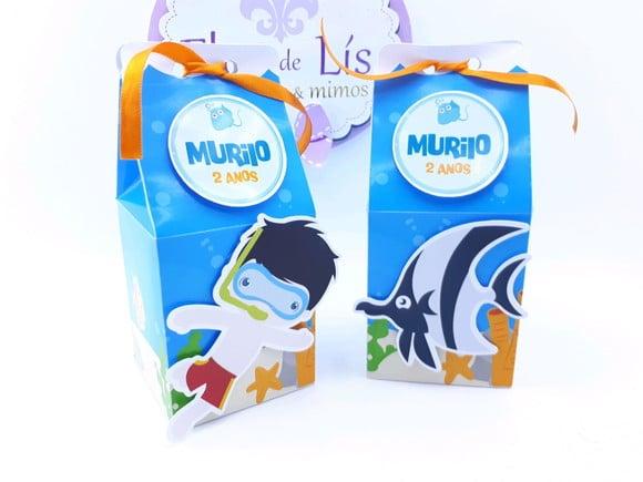 Caixa Milk Fundo do Mar Menino