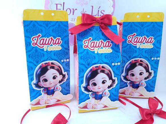 Caixa Milk Personalizada Branca de Neve Baby