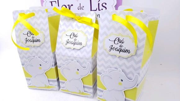 Caixa Milk Personalizada Elefantinho