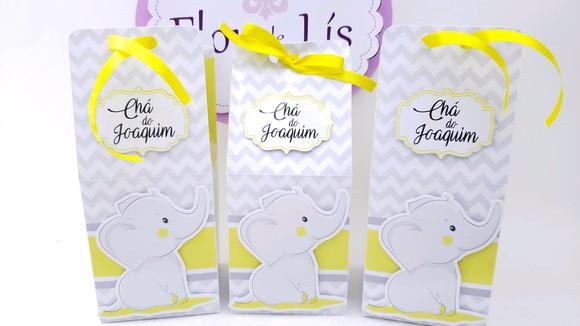 Caixa Milk Personalizada Elefantinho
