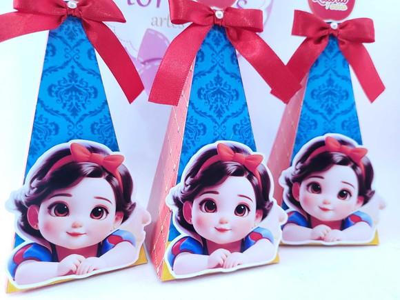 Caixa Pirâmide Branca de Neve Baby Personalizados