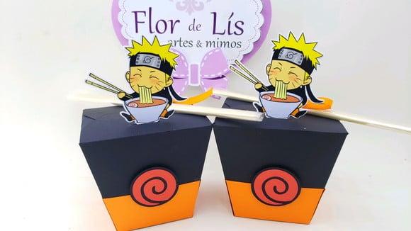 Caixa Sushi Lamen Naruto com Hashi