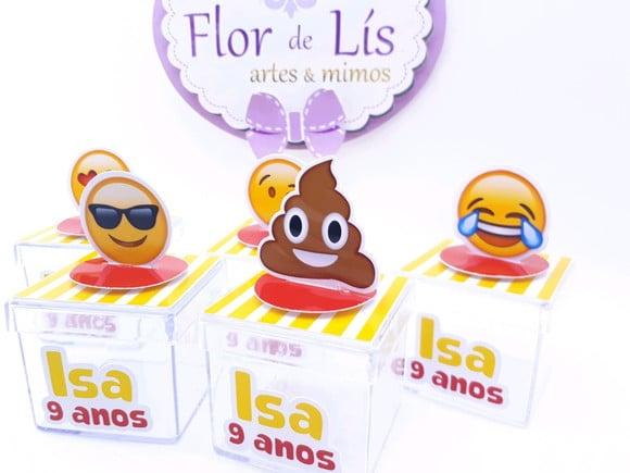 Caixinha Acrílica 3d Emoji