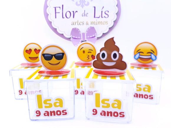 Caixinha Acrílica 3d Emoji