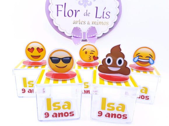 Caixinha Acrílica 3d Emoji
