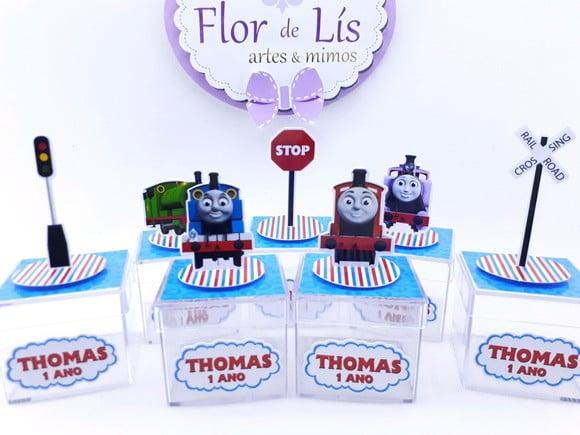 Caixinha Acrílica 3d Thomas 5cm