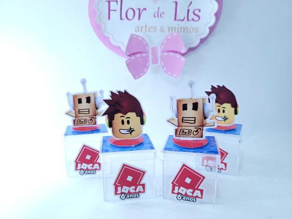 Caixinha Acrílica 3d Personalizada Game Roblox 5cm