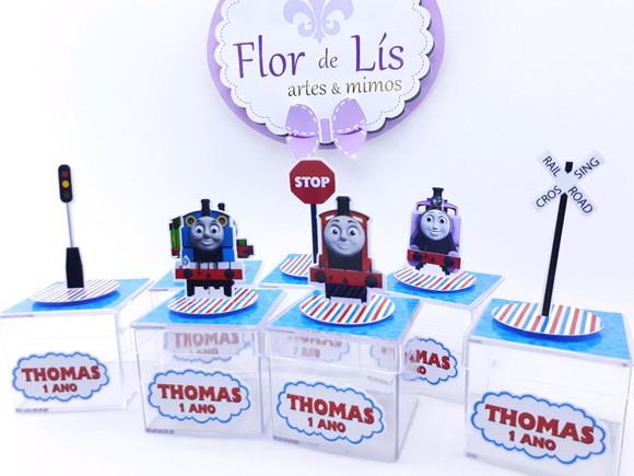 Caixinha Acrílica 3d Thomas 5cm