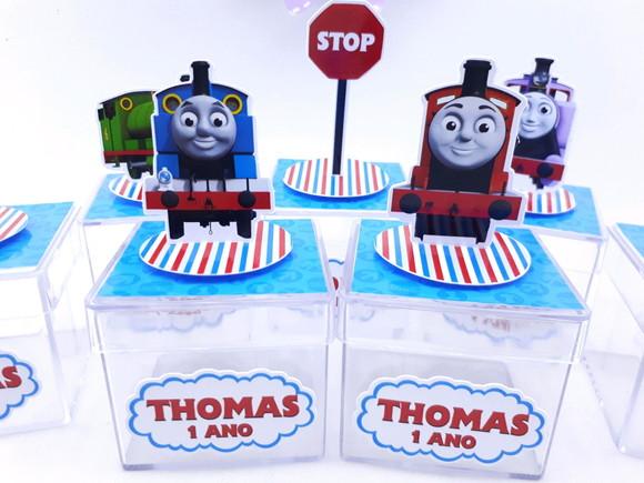 Caixinha Acrílica 3d Thomas 5cm