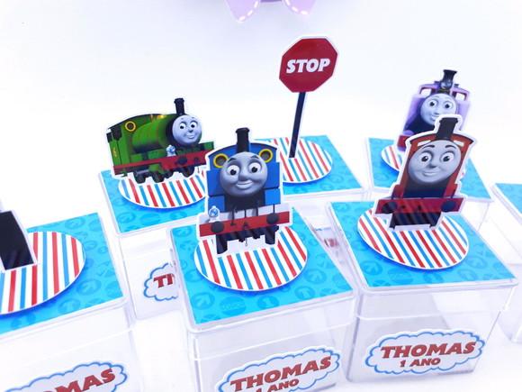 Caixinha Acrílica 3d Thomas 5cm