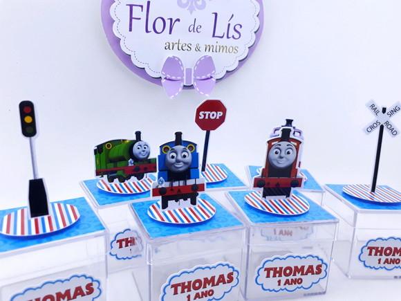 Caixinha Acrílica 3d Thomas 5cm