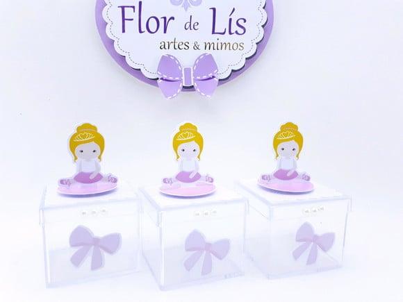 Caixinha Acrílica Bailarina 5cm