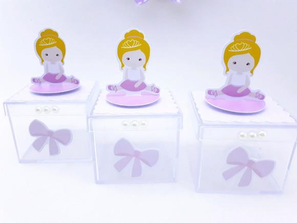 Caixinha Acrílica Bailarina 5cm