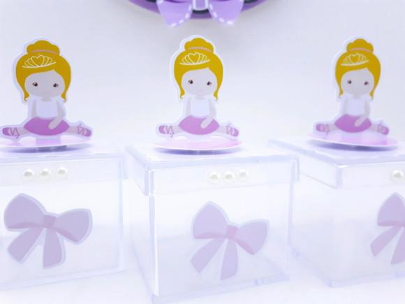 Caixinha Acrílica Bailarina 5cm