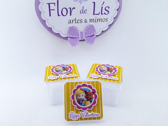 Caixinha Acrílica Cachinhos Dourados 4cm