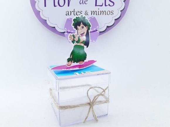 Caixinha Acrílica Lilo Surfista 3d 5cm