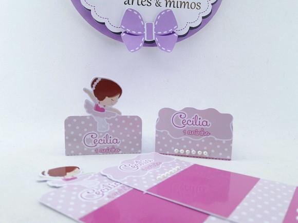 Caixinha Chocolate Duplo Bailarina