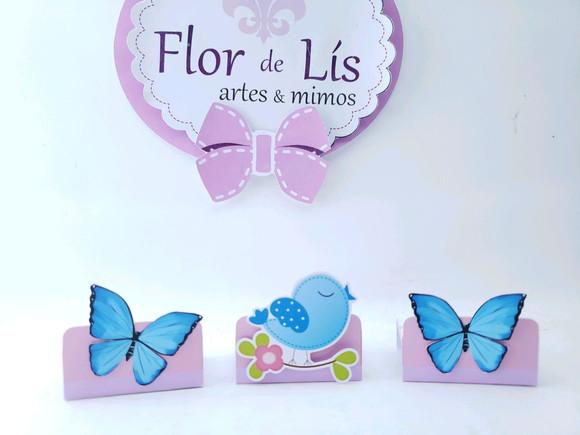Caixinha Chocolate Duplo Jardim Encantado Borboletas