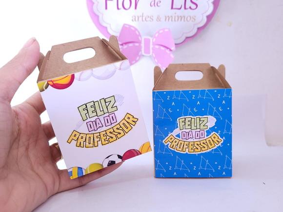 Caixinha Dia dos Professores Brinde para Bombons