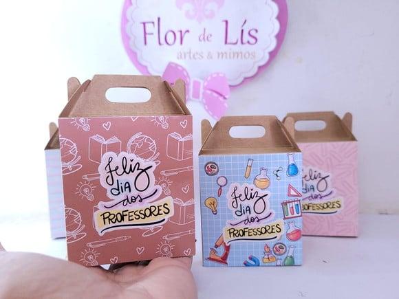 Caixinha Dia dos Professores Personalizado para Bombons