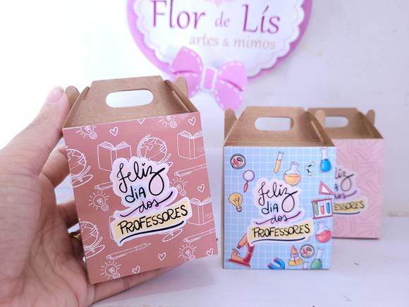Caixinha Dia dos Professores Personalizado para Bombons