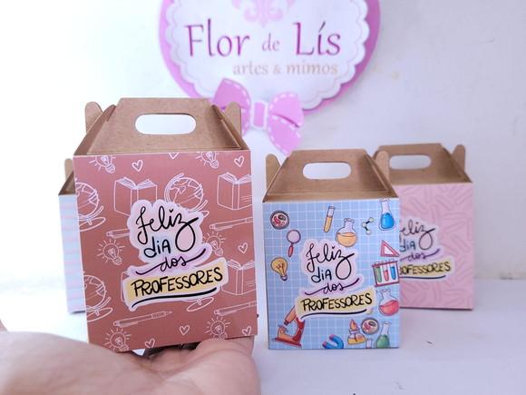 Caixinha Dia dos Professores Personalizado para Bombons
